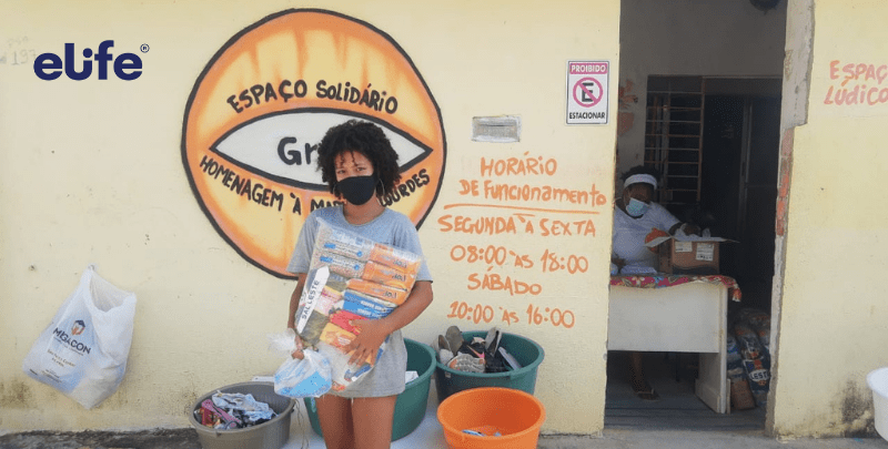 Elifegroup doa 200 cabazes para o projeto Gris Solidário no Recife